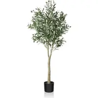Sonstiges CROSOFMI Künstlicher Olivenbaum 150cm Indoor Outdoor Dekoration