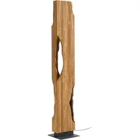 LUCANDE Stehleuchte Tarry, Holz, Höhe 137 cm, 4 x E27