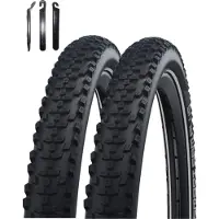 Schwalbe maxxi4you 2 x Smart Sam Plus DD ADDIX Performance Line Schwarz/Reflex 60-584 (27.5 x 2.35") inkl. maxxi4you Reifenheber