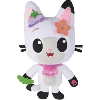 Gabby's Dollhouse DREAMWORKS : DER FILM - Interaktiver Plüsch Panda Pfötchen, 33cm mit Tasche & Zubehör, Spielzeug-Katze, 3 Jahr(e), Interaktiv, AAA