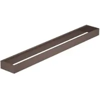 Dornbracht Badetuchhalter SERIENSPEZIFISCH Dark Bronze gebürstet PVD, 400 x 600 mm, Höhe 35 mm, Ausladung 80 mm