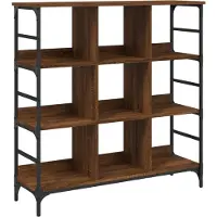 vidaXL Sideboard Braun Eichen-Optik 102x32x103,5 cm Holzwerkstoff