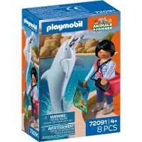 Playmobil - Zoo: Dolphin and Visitor (72091)