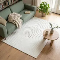 FRAAI Teppich Wohnzimmer - Charm Curves Weiß - 160x230 cm - Modern, Skandinavisch - Wohnzimmer, Schlafzimmer - FRAAI | Home & Living