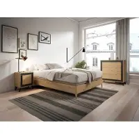 Vente-unique Bettkasten 160 x 200 cm – Hell-Natur – VEONA von YSMÉE