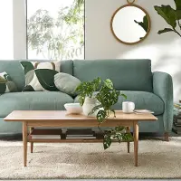 La redoute interieurs Couchtisch Lussan Mit Ablage, Esche