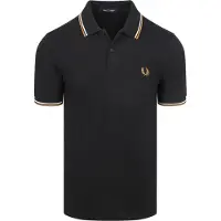 Fred perry Polo Twin Tipped M3600 Schwarz P69