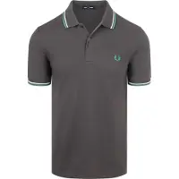 Fred perry Polo Twin Tipped M3600 Grau 85B