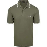 Fred perry Polo Twin Tipped M3600 Grün 87B