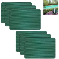 Dopwii Pool Reparatur Patch selbstklebend 6er Set 30x20cm, schnelle Reparatur für Poolabdeckung & Netz, einfach & wasserdicht