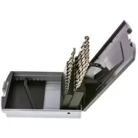 Tameson 19-teiliger Spiralbohrer-Satz DIN 338 N HSS-G 1 - 10 mm