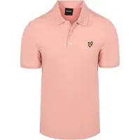 Lyle & Scott Poloshirt Plain Polo Shirt Herren Pink Grapefruit-M