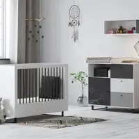 Petits-meubles KINDERKOMMODE Schwarz