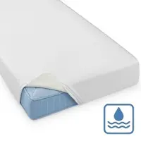 TRAUMSCHLAF Molton Inkontinenzauflage mit Jerseyflügel 80x200 cm - weiß