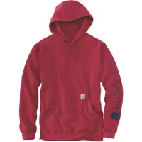 Carhartt Hoodie K288 Logo Sweatshirt Herren Industry Red-XS