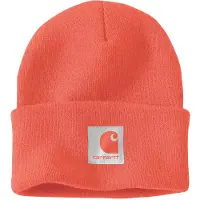 Carhartt Mütze Damen Lined Cuffed Beanie Power Orange