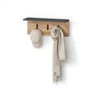 Livinity WANDGARDEROBE Ortello Anthrazit/Goldkraft Eiche 60 x 21.6 cm