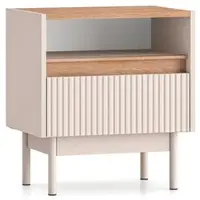 Petits-meubles NACHTTISCH Connie Kaschmir und Holz
