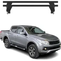 Menabo Dachträger Grundtäger für RAM 1200 2016-2025 ABE Aluminium Schwarz 2tlg