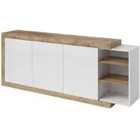 Petits-meubles SIDEBOARD Azior Weiß und Holz