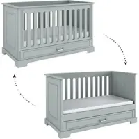 Petits-meubles GITTERBETT 70/140 Ines Grau