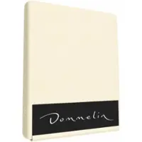 Dommelin Topper Spannbettlaken 5-9 cm Ecru (Baumwolle 180TC)-180 x 220 cm