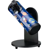 Bresser JUNIOR Telescoop - 76/300 compact telescoop SMART - Tafelmodel - Stickers