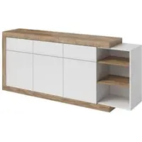 Petits-meubles SIDEBOARD Azior Weiß und Holz