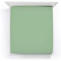 Bella Donna Topper Spannbetttuch La Piccola 160x200 cm | olive - grün