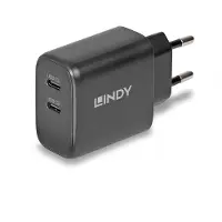 Lindy 73438, Drinnen, AC, 20 V, Schwarz