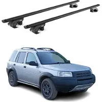 Aurilis Dachträger Gepäckträger für Land Rover Freelander I 1998-2006 Alu Schwarz 2x ABE