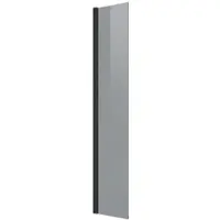 Badplaats Duschwand Rizani 40 x 200cm Glas Duschabtrennung Schwarz - Walk-In Dusche Nano Duschtrennwand