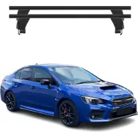 Menabo Dachträger Grundtäger für Subaru WRX STI 2017-2025 ABE Alu Schwarz 2x