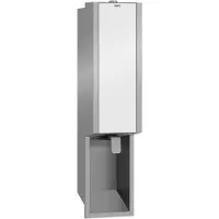 Kwc AR Seifenspender, EXOS, Edelstahl, UP, 124x500x120 mm, Front ESG weiß