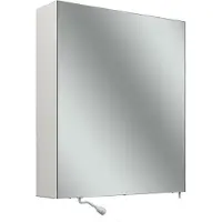 Schneider CARE Spiegelschrank, 595x680mm, Türanschlag li., ohne Beleuchtung, 2 Steckdosen re. außen unten, mit Spender, 193.663.02.02