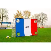 Powershot 3x2m Stahltor mit Ball und französischer Schusswand