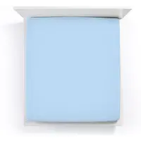 Bella Donna Topper Spannbetttuch La Piccola 160x210 - 160x220 cm | hellblau - blau