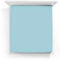 Bella Donna Bella-Donna Jersey Spannbettlaken 120x200 - 130x220 cm | helltürkis - blau