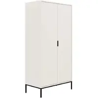 Petits-meubles SCHRANK 2 Türen Seattle Weiß
