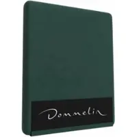 Dommelin Topper Spannbettlaken 10-14 cm Antikgrün (Satin 300TC)-120 x 200 cm