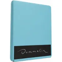 Dommelin Topper Spannbettlaken 5-9 cm Aquamarin (Satin 300TC)-140 x 210 cm