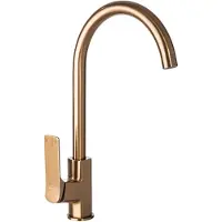 Invena Gebürstetes Kupfer Spülbecken Hahn Becken Stehender Wasserhahn Rührgerät