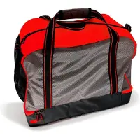 Powershot Ökologische Sporttasche Cubico - Wasserdicht - Rot und Schwarz