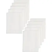 Meyco 10-pack Mullwindeln 80x80cm bio weiss