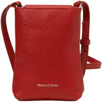 Marc O'Polo Handytasche Umhängetasche Banu Cellphone Bag Shiny Red rot