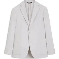 BOSS Slim-Fit Blazer aus karierter Schurwolle und Baumwolle Grösse 56
