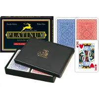 Modiano Platinum Acetate Spielkarten Set 2 Standard Index