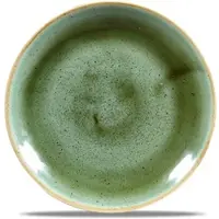 Gastronoble Tallerken Coupe Stonecast ?16.5 cm Porcel?n Salturt Gr?n,12 stk/krt