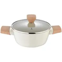 Bergner Naturally Schmortopf Silber 20 cm Silber 20 cm