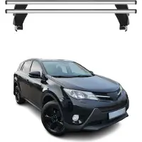 Menabo Dachträger Grundtäger für Toyota RAV4 XA40 2012-2015 50kg Alu Silber 2x